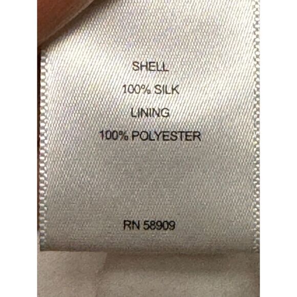 A LOVES A 100% Silk Yellow Feather Print Mini Dress, Sz XS - Picture 10 of 11